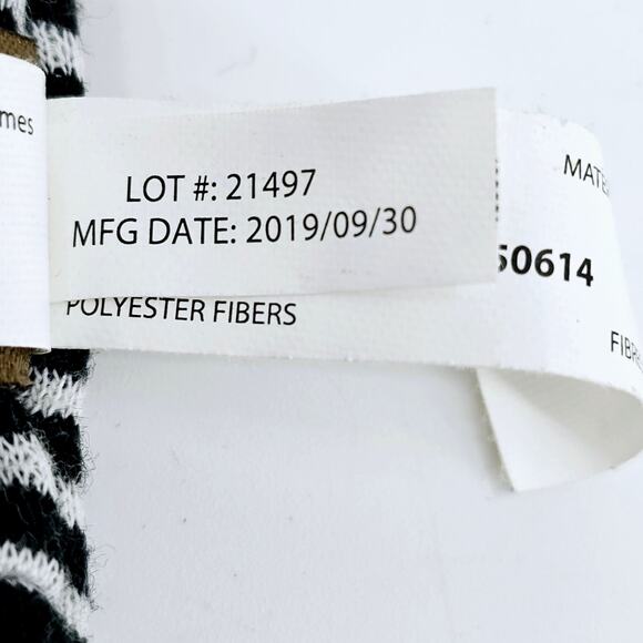 Demdaco Baby Lovey Zebra Cotton Knotted Soother Security Blanket Black & White - Picture 7 of 10